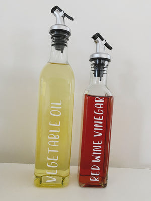 Small Oil Bottle with Pourer (250ml)