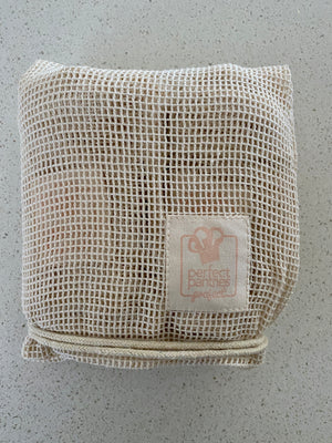 Set of 3 - Eco-Friendly Organic Cotton Mesh Bags